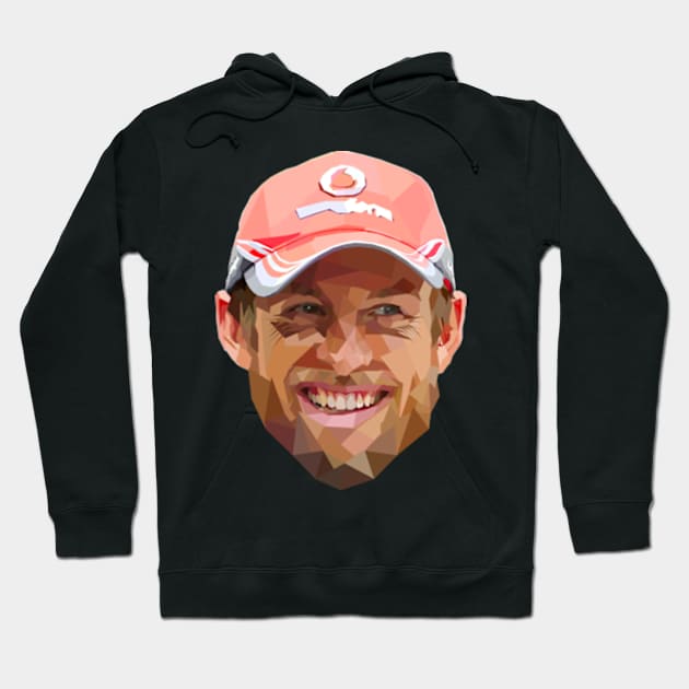 Jenson Button 2009 World Champion Hoodie by Worldengine